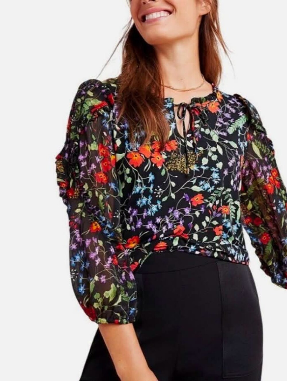 Maeve Anthropologie Sz 2x Plus Size Floral